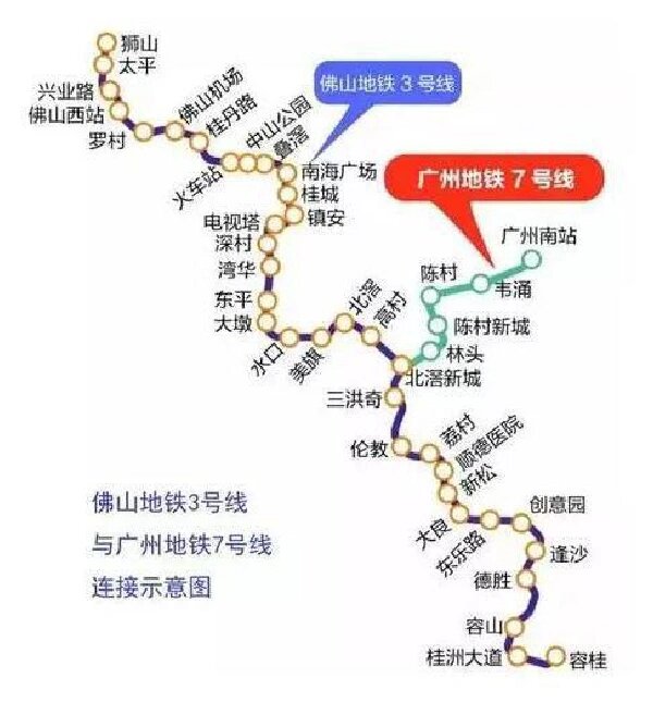 广佛地铁最新线路图，无缝衔接轨道交通发展